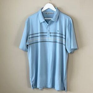 Travis Mathew light blue polo